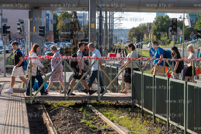 Remont torowiska przy Galerii Ba?tyckiej. 29.07.2024....