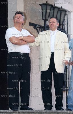 Pozar zabytkowego kosciola sw Katarzyny w Gdansku.
Nz....