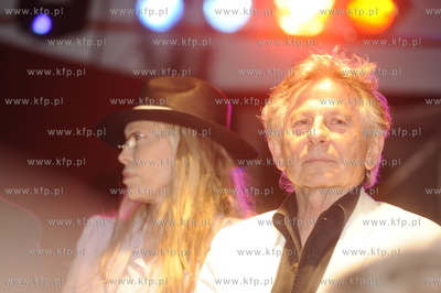 GDAŃSK, FESTIWAL GWIAZD  2008.  Na sopockiej plazy...