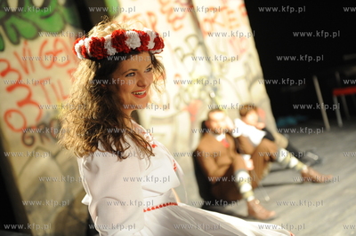 Gdansk, Teatr Wybrzeze, Czarna Scena. Proba medialna...