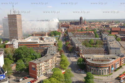 Pozar kosciola sw. Katarzyny w Gdansku. 22.05.2006...