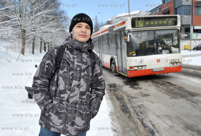 Gdansk, ul. Powstancow Warszawskich. Zima nie daje...