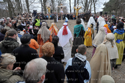 Wejherowo. Droga Krzyzowa. Inscenizacja Meki Panskiej...