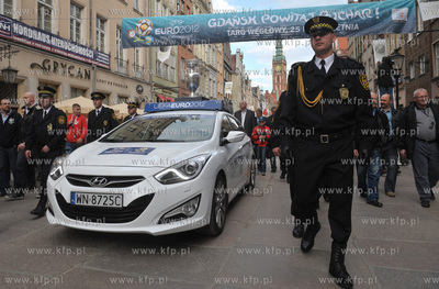 Oficjalne powitanie pucharu Henri Delaunaya w Gdansku....