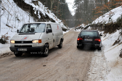 Lesna droga pomiedzy Sulminem na Kaszubach, a Otominem....