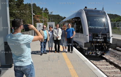 Pierwszy probny przejazd z pasazerami i i prezentacja...