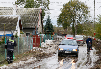 Nowakowo, Wyspa Nowakowska kolo Elblaga. Sztorm na...