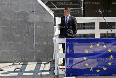 Gdansk. Symboliczne uruchomienie maszyny TBM Damroka,...