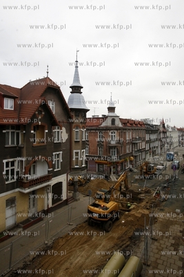 Gdansk. Rewitalizacja ul. Wajdeloty. 27.12.2013 fot....