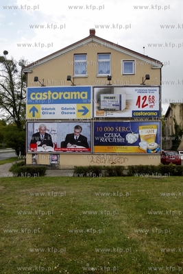 Billboard wyborczy Sojuszu Lewicy Demokratycznej przy...