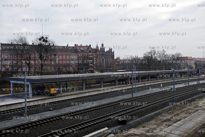 Budowa przystanu SKM Srodmiescie. 09.12.2014 fot. Krzysztof...