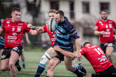 Sopot. Ekstraliga Rugby. Ogniwo Sopot - Orkan Sochaczew.
25.03.2023
fot....