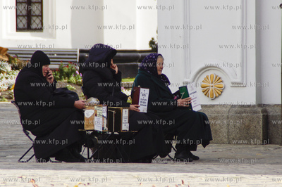 Kijów. Ławra Peczerska jest siedzibą ukraińskiego...