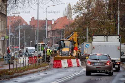 Utrudnienia na ul. Wyspiańskiego we Wrzeszczu związane...