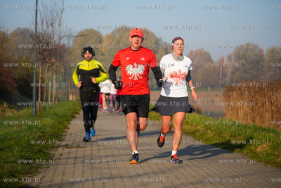 Parkrun Gdańk - Południe. Edycja biało - czerwona...
