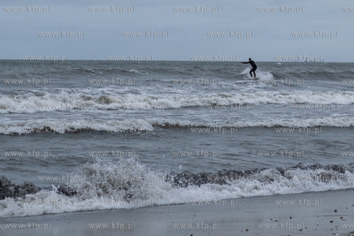 Sopot. Sztorm na Bałtyku. 14.09.2024 / fot. Anna Rezulak...