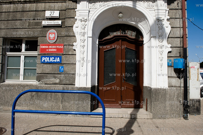 Budynek Komendy Miejska Policji. na Dlugich Ogrodach...