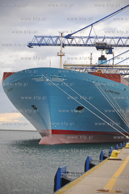 Gdansk. Terminal kontenerowy DCT. Wizyta przedstawicieli...