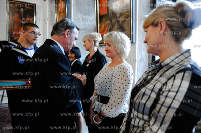 Gdansk. Ratusz Glownomiejski. Dzien Edukacji Narodowej....