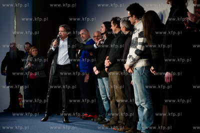 Gdansk. Zakonczenie obchodow Roku Heweliusza. Premiera...