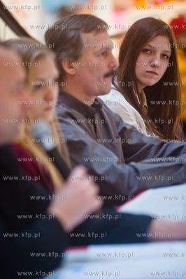 Gdansk. CH. Galeria Baltycka. Konferencja prasowa poprzedzajaca...