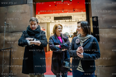Gdansk. Europejskie Centrum Solidarnosci. Aktorzy Daria...