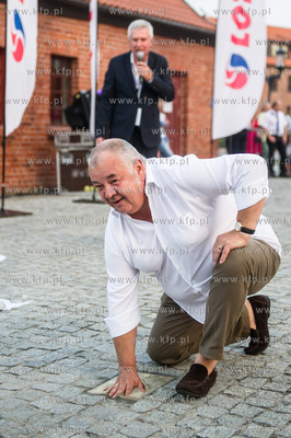 Gdansk. Dziedziniec Polskiej Filharmonii Baltyckiej....