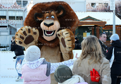 Sopot, Molo. Wizyta Lwa Alexa, jednego z bohaterow...
