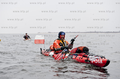 Gdansk Sobieszewo Nz  Marek Kaminski poczas Zimowej...