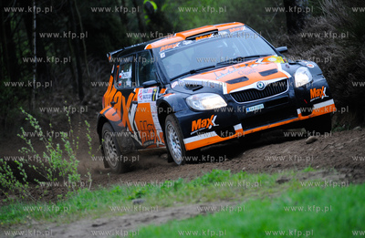 Linia. Odcinek specjalny  6-go Rajdu Lotos Baltic Cup.
W...