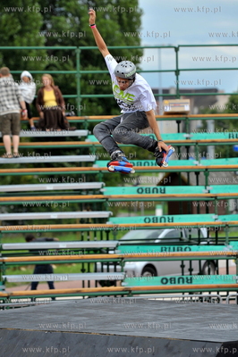 Gdansk. Plac Zebran Ludowych. Festiwal Sportow Ekstremalnych...