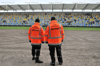 Dzien Otwarty na budowanym stadionie pilkarskim przy...