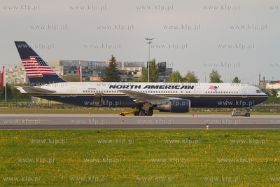 Gdansk, Rebiechowo. Nz. Boeing 767-39HER North American...