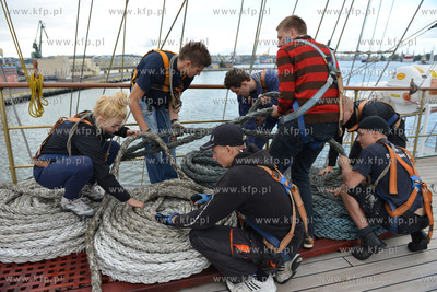 Dzien na Darze Mlodziezy ze studentami Akademii Morskiej...