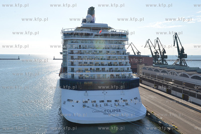Wycieczkowiec Celebrity Eclipse w Gdyni. 18.06.2014...