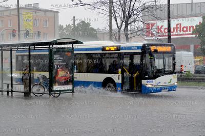 Oberwanie chmury nad Gdynia. Ogromna ulewa przeszla...