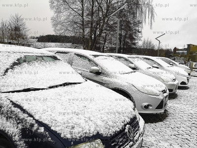 Gdynia, Kacze Buki. Pierwsze opady śniegu.02.12.2019...