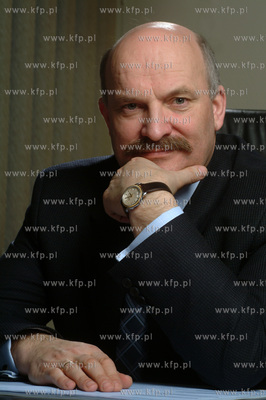Pawel Olechnowicz - prezes Rafinerii Gdanskiej.21.02.2003fot....