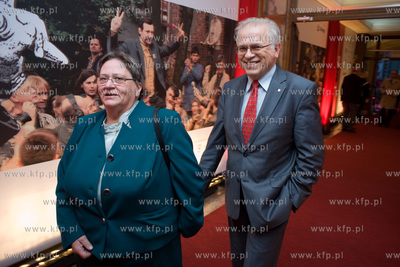 Pierwszy oficjalny polski pokaz filmu Andrzeja Wajdy...