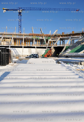 Budowa stadionu PGE Arena w Gdansku Letnicy.
22.01.2010
fot....