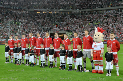 Gdansk. Stadion pilkarski PGE Arena. Mecz towarzyski...
