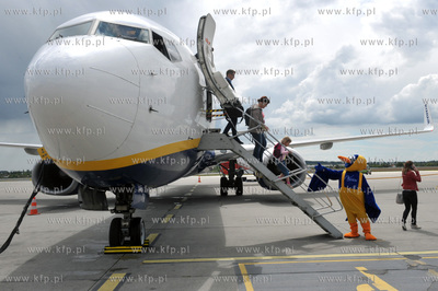 Gdansk lotnisko Rebiechowo. Inauguracja krajowych polaczen...