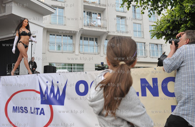 Ogolnopolskie wybory Bursztynowej Miss Lata w Sopocie....