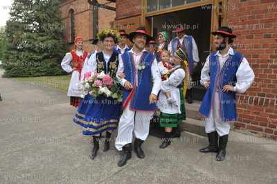 Chmielno. Kaszuby. Inscenizacja wesela kaszubskiego...
