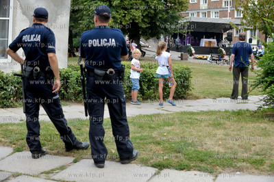 Gdansk. Plac Obronców Poczty Polskiej w Gdansku. Uroczystosci...