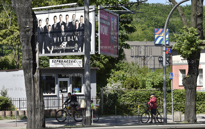 Billbord na al. Zwycięstwa w Gdyni z piłkarzami reprezentacji...