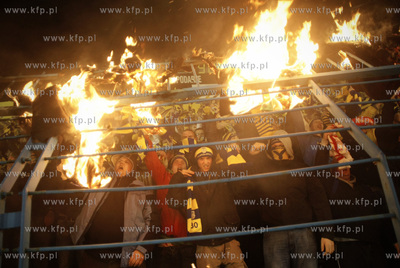 Gdynia. Ekstraklasa pilki noznej. Mecz Arka Gdynia...