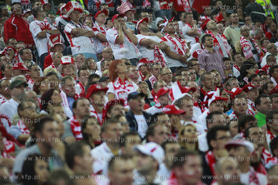 Gdansk. Stadion pilkarski PGE Arena. Mecz towarzyski...