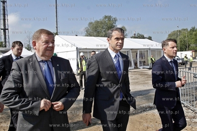 Gdansk. Symboliczne uruchomienie maszyny TBM Damroka,...