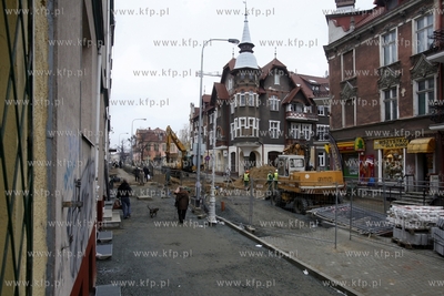 Gdansk. Rewitalizacja ul. Wajdeloty. 27.12.2013 fot....